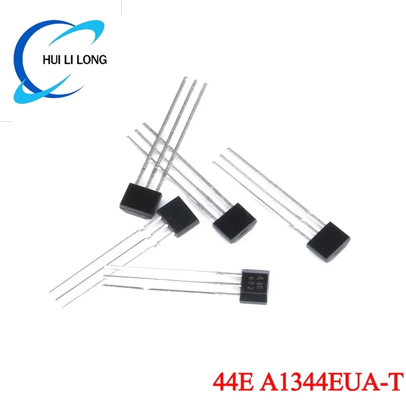 100pcs/10pcs 44E Hall Element A3144 A3144E A3144EUA OH3144E Hall Effect Sensor Motor 3144 TO-92S Linear Switch