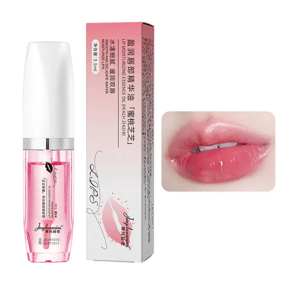 Feuchtigkeitsspendender Spiegel-Lipgloss, Glitzer-Gelee-Lippenstift, Temperatur, Farbwechsel, Lippenöl, transparent, glänzend, Lippenpflege, Kosmetik