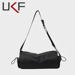 UKF New Women Soft Nylon Fabric Shoulder Bags For Women Messenger Armpit Retro Lady Pillow Commuting Bags Purses Handbags Bolas