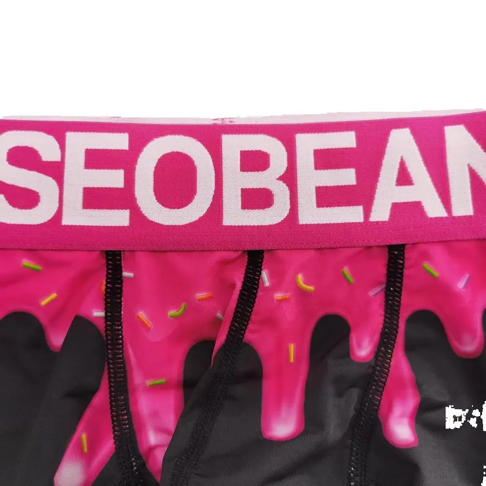 SEOBEAN 2025 New Men\'s Boxer Brief Underwear Comfortable polyester Boxer Shorts for Men