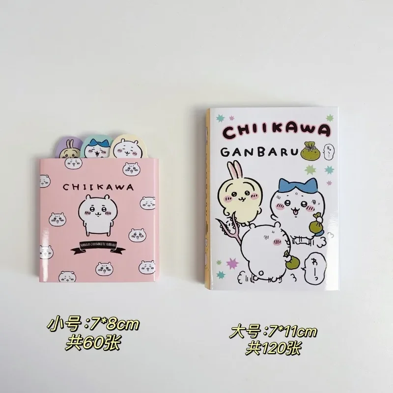 New Chiikawa Cartoon Cute Note Pad Anime Kawaii Hachiware Usagi Student Portable Tearable Note Learning Vocabulary Book Gift
