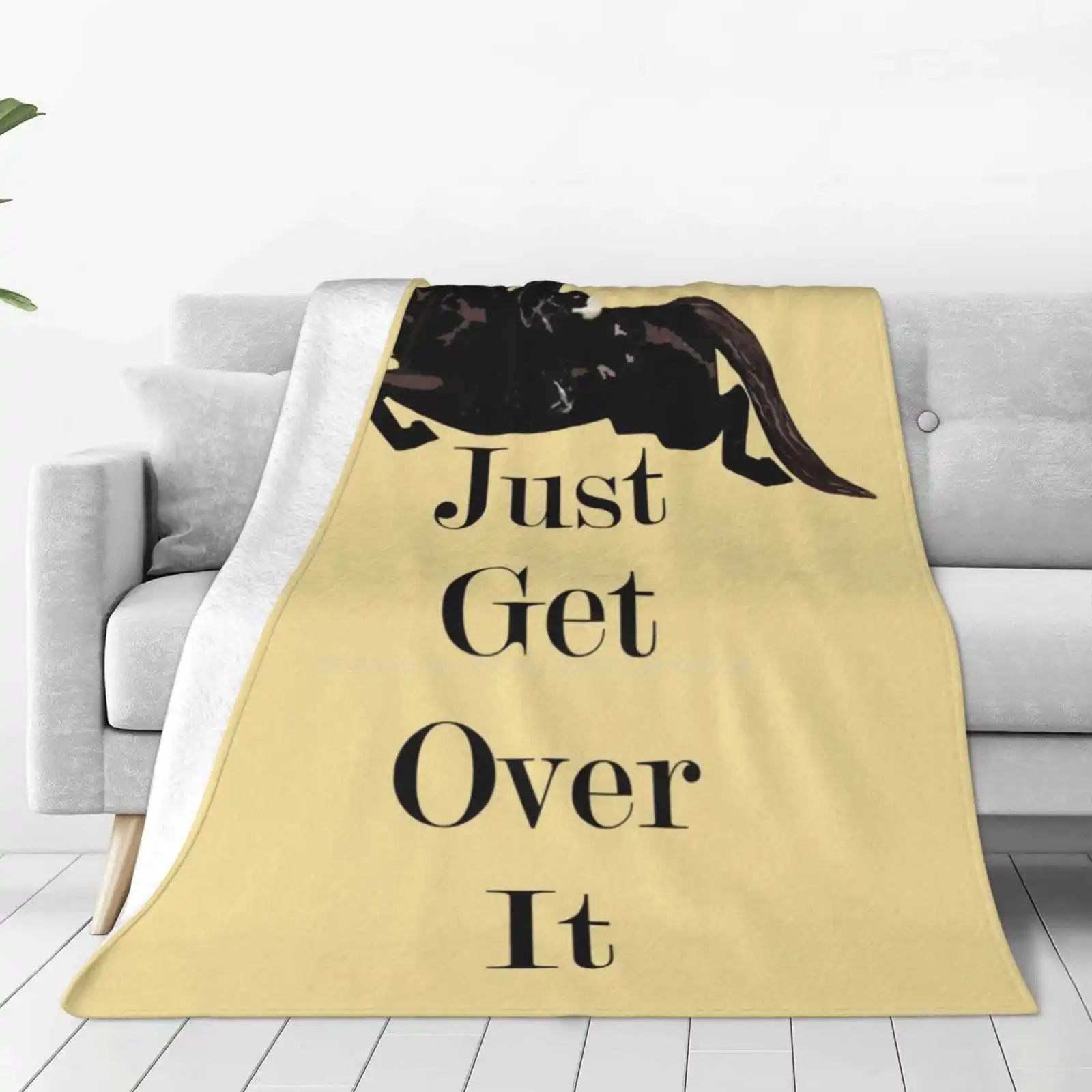 Just Get Over It Equestrian Horse Four Seasons Comfortable Warm Soft Throw Blanket Just Get Over It Horses Horse Jumping