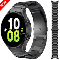 Correa de titanio Original para Samsung Galaxy Watch 7/6/4 Classic 44mm 40mm 47mm 43mm pulsera para reloj 5 Pro 45mm pulsera de Metal