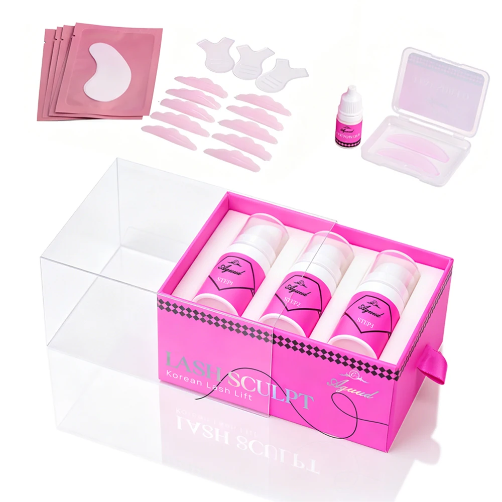 New Korean Lash Lift Kit Cysteine Semi-Permanent Eyelash Lifting Perming Lotion Glue Powder Curly Lash Beauty Salon Home Use Kit - view 2