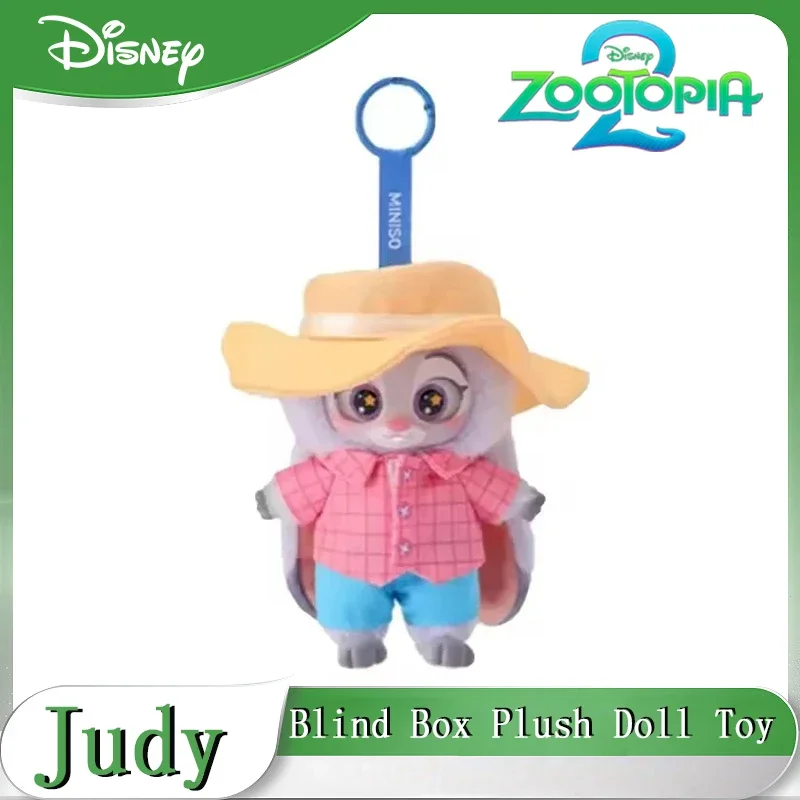 Caja ciega de la serie Zootopia de Disney, Judy Nick, felpa de vinilo, colgante de personaje de dibujos animados, caja de juguetes de moda, regalo de Navidad, 2026