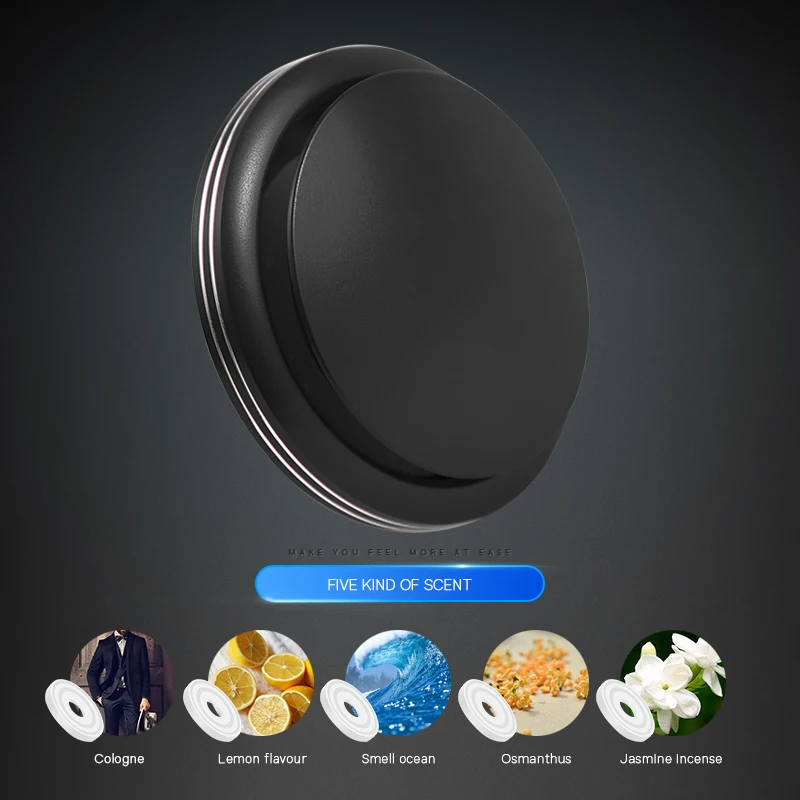 Car Air Freshener Solid Perfume Rotating Aromatherapy Decor For Audi/Mercedes Benz/BMW/Toyota/Kia & More Models With 2 Fragrance