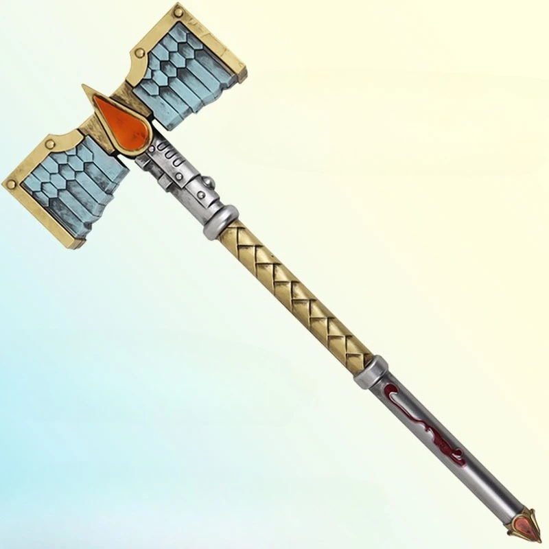 64cm/25.2in PU 신성한 망치 게임 코스프레 주변기기 모델 소품 파티 용품 야외 장난감 디스플레이 수집품 남자친구 선물