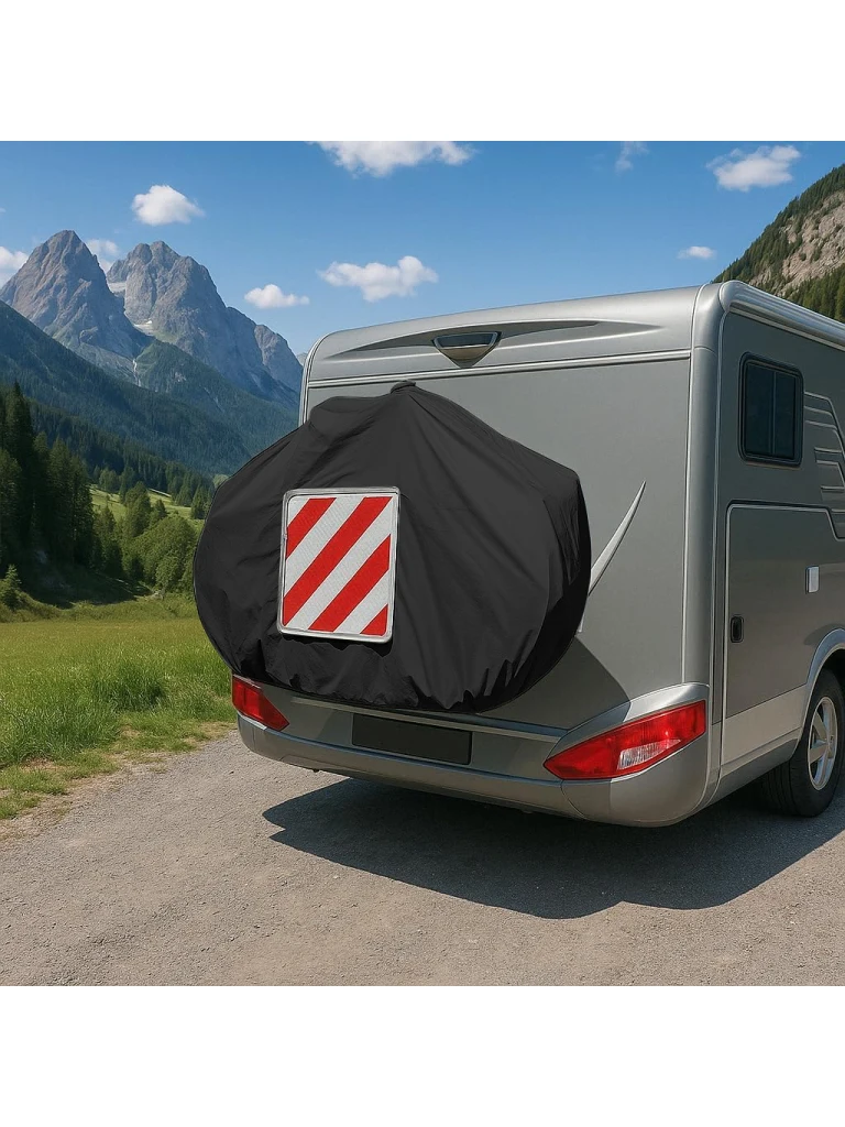 AliExpress NONE Oxford Cloth Camping Bicycle Cover For Caravan Rear Mount Dustproof Cover For 1 Or 2 Bikes Motorhomes Accessories For Caravans