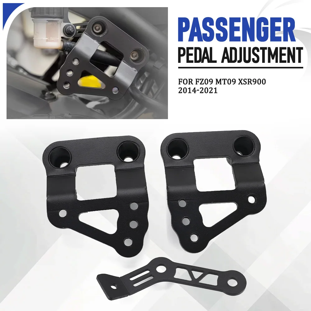 

For Yamaha FZ09 MT09 XSR900 FZ-09 MT-09 XSR-900 2014-2021 Passenger Footrests Relocation Motorcycle Passenger Pedal Adjustment