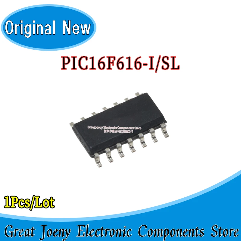 

100% New Original PIC16F616 PIC16F616-I/SL IC MCU Chipset SOP-14 Bulk Best Price Plastic Casing