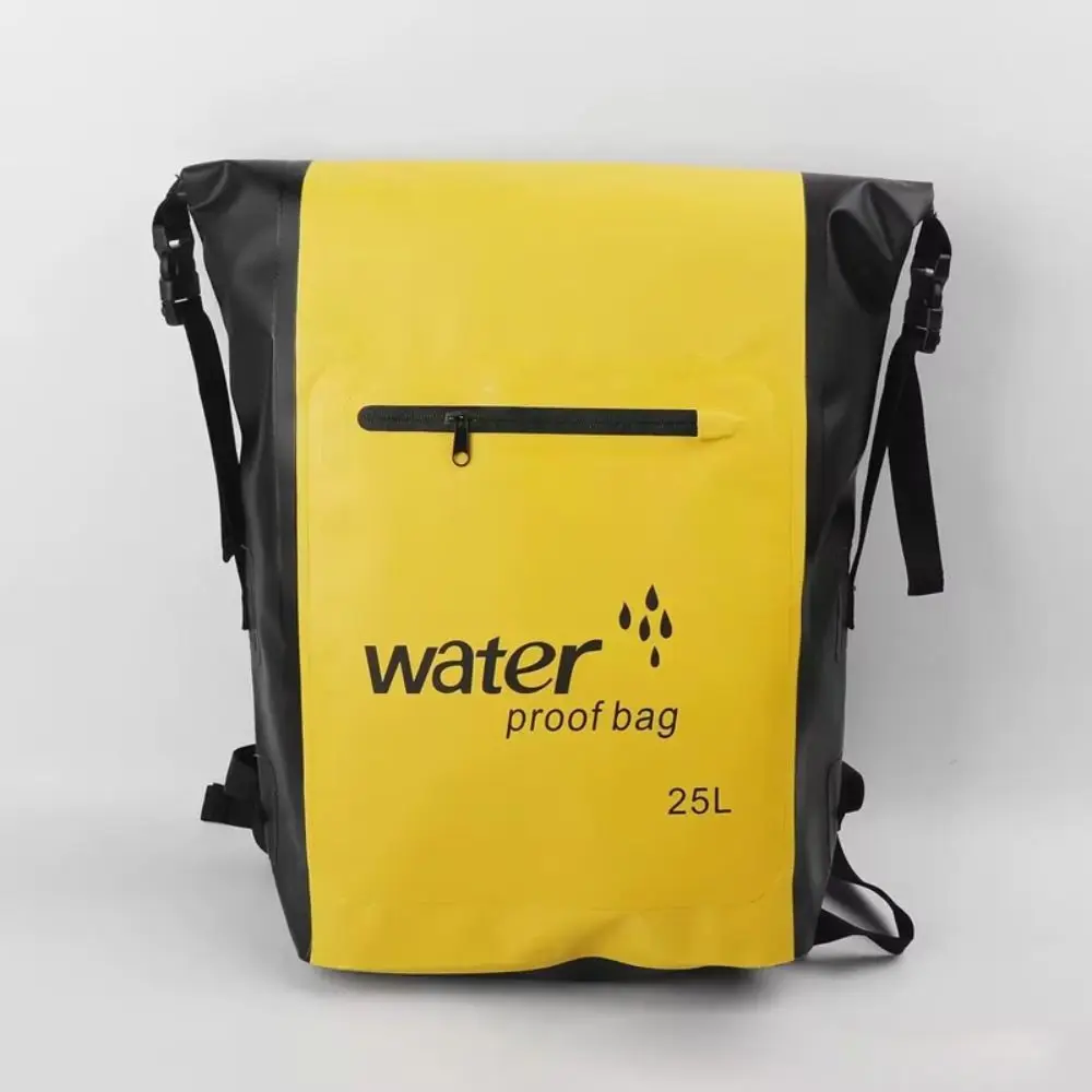 Dry Storage Bag Waterproof Dry Bag Large Capacity Water Floating Swimming Backpack Rucksack Pack 25L PVC Rafting Bucket Bag
