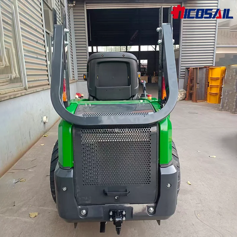 Carregador diesel telescópico mais vendido, carregadeira compacta de rodas com certificação EPA, mini carregadeira articulada