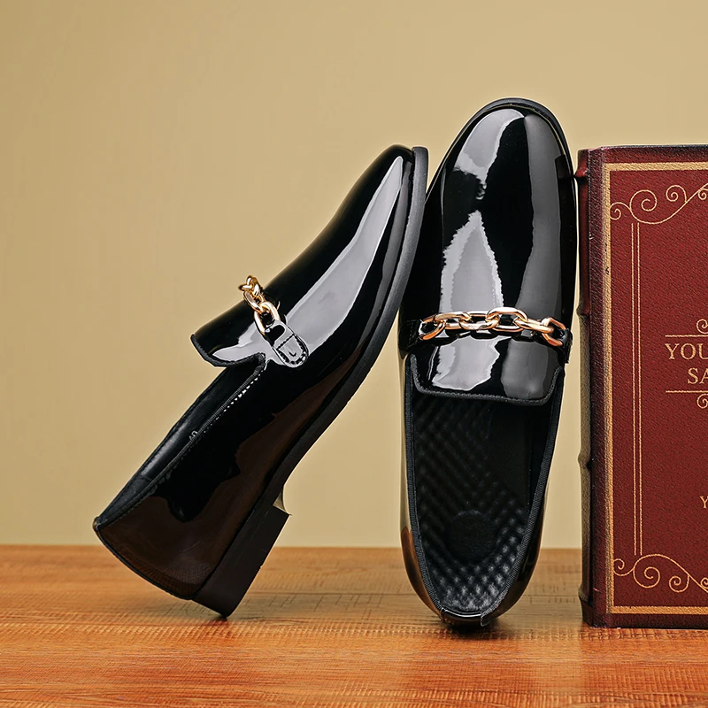 

2023 Brand Men's Business Dress Leather Shoes Fashion Party Casual Shoes Men's Outdoor Soft Flat Oxford Shoes Large Sizes: 38-48