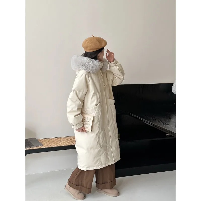 2026 New Cotton-padded Clothes for Women's Cotton-padded Clothes Cotton-padded Jacketsloose Knee Jackets