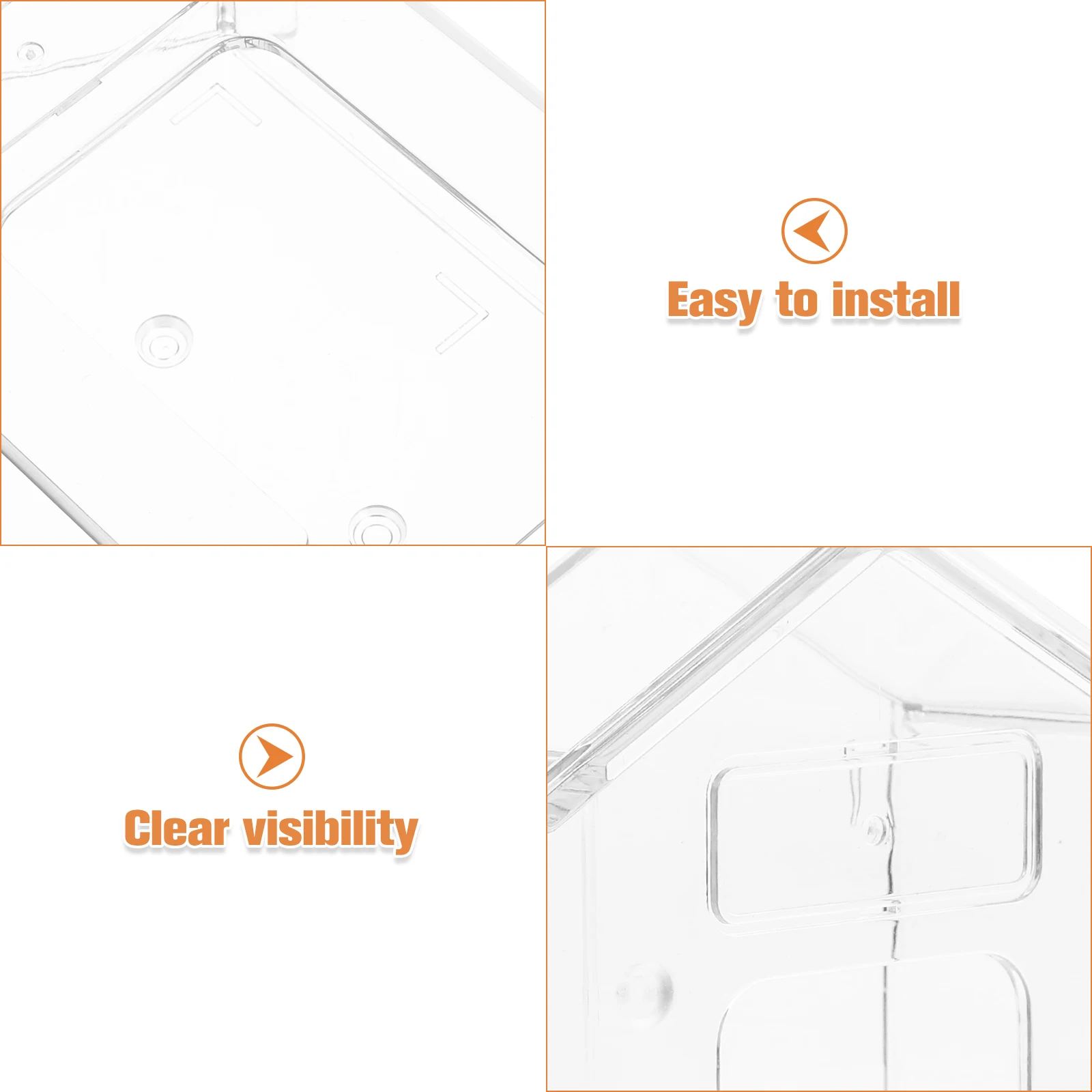 Doorbell Waterproof Cover for Rain Camera Protector Transformer Rainproof Transparent Weather Shield Baby