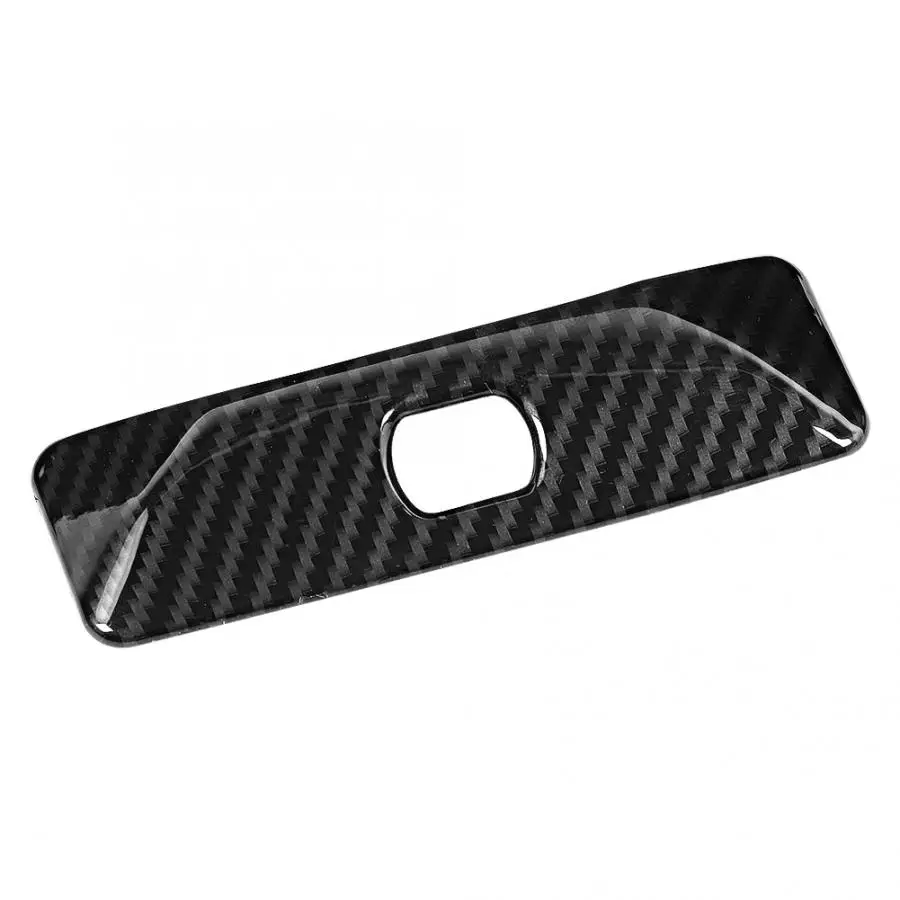 Carbon Fiber Texture Electronic Handbrake P Button Cover Fit for Mercedes Benz C-Class GLK w204 2008 2009 2010 2011 2012-2014