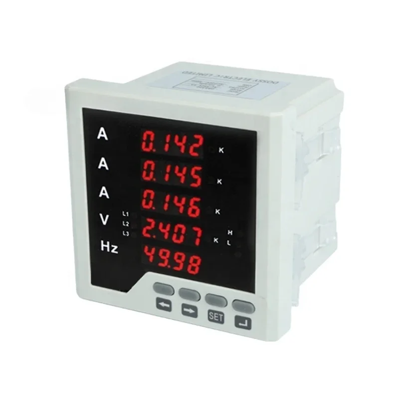 Hot Sales Good Price High Quality Three Phase Amp Volt Watt Digital Multifunction Meter Price