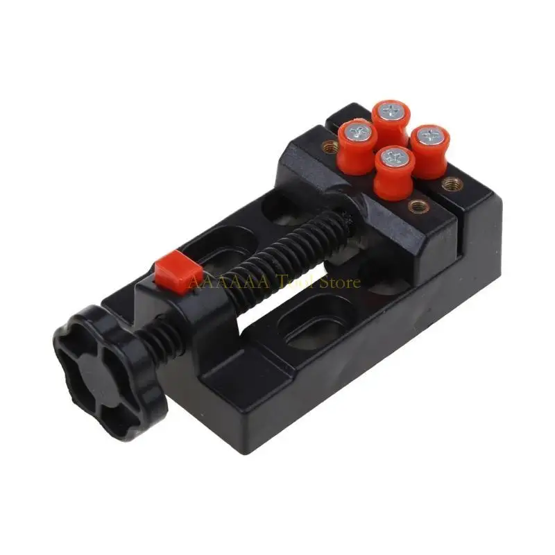 A2BE Aluminum Alloy Hand Twist Drill Mini Hand Drill Set for Making Keychain Model Sculpture Slip Resistant Effortless