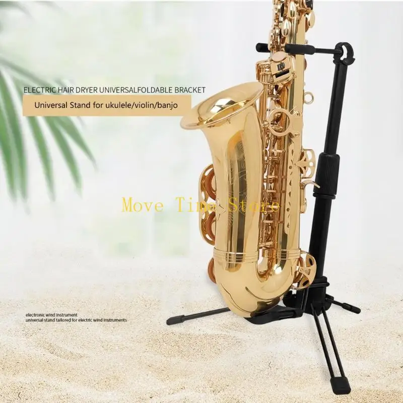 92ME Multi-Purpose Musical Instrument Stand Tabletop Tripod Flute Stand Sax Stand