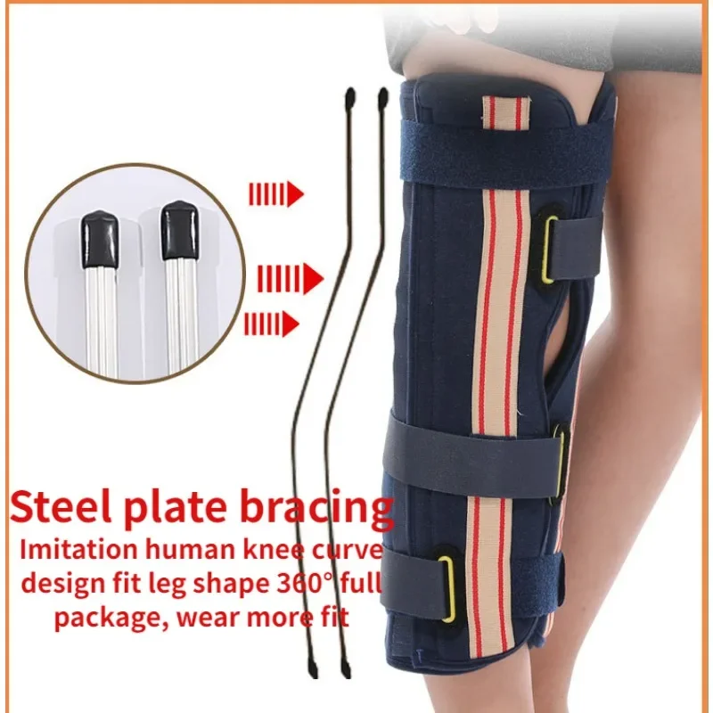 Adjustable Leg Fracture Splint Meniscus Ligament Injury Recovery Brace Leg Posture Corrector Medical Kids Knee Fixation Support