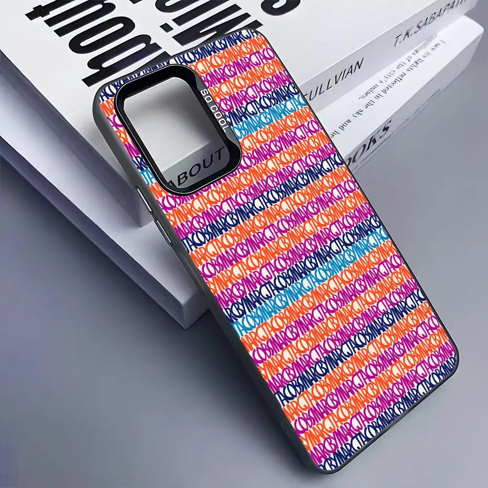 M-Marc Daisy Phone Case for Samsung Galaxy A57 56 55 54 52 37 36 35 34 27 26 25 17 16 5G Colorful Silver Cover view 2