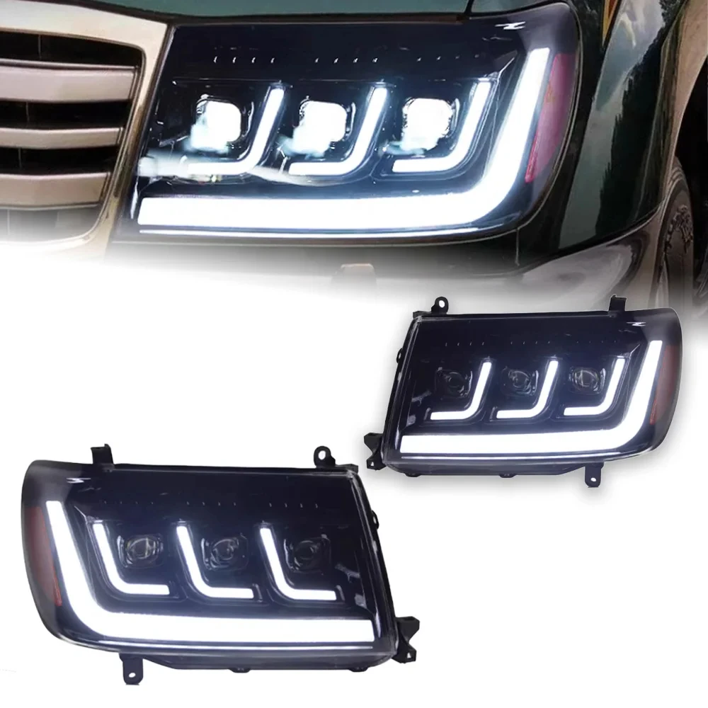 Car Lights for  Prado LED Headlight Projector Lens 2010-2013 Front Drl Signal Automotive Accessories