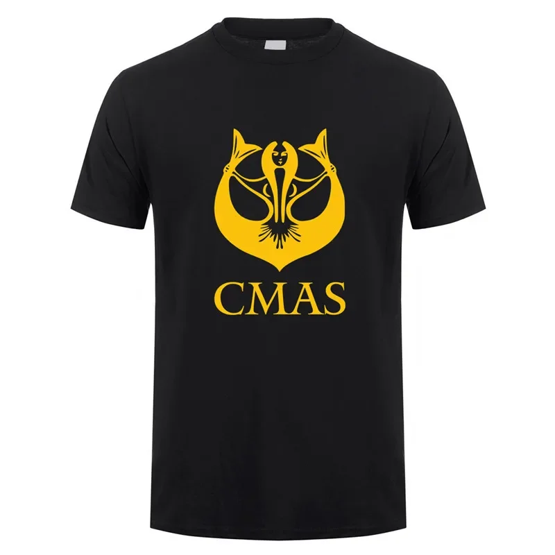 

The new summer trend CMAS diving enthusiast printed pattern T-shirt for men is 100% pure cotton, breathable and loose