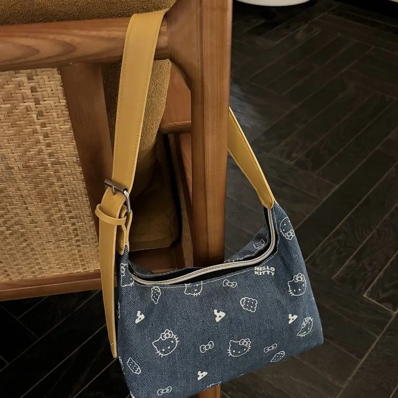 

Cowboy Bag Kitty Single Shoulder Bag Underarm Bag Handbag Versatile Cute Small Bag