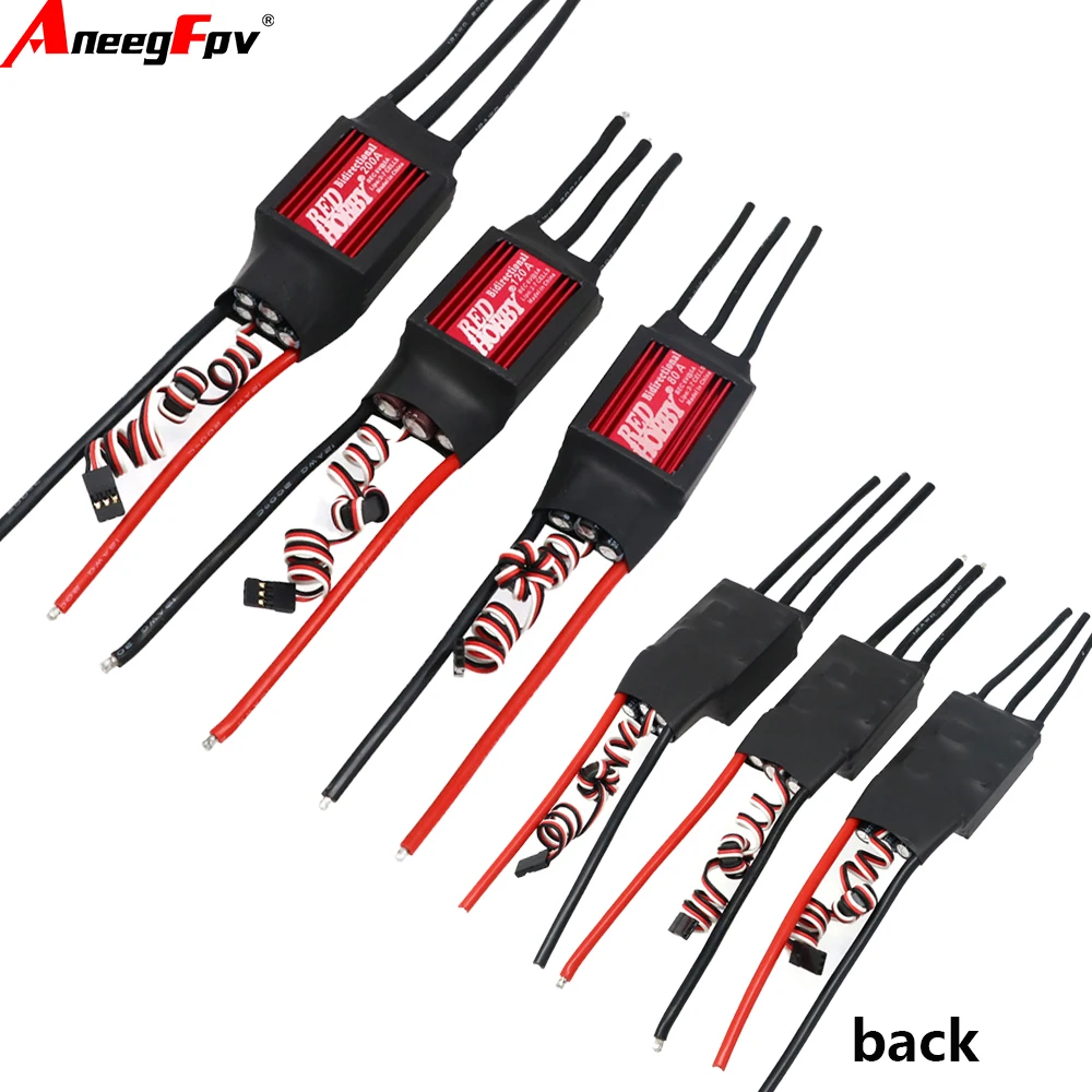 RedHobby 200A 80A 120A ثنائي الاتجاه بدون فرش ESC للتحكم عن بعد سيارة قارب هوائي تحت الماء المروحة #2