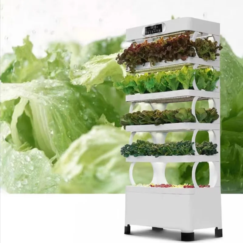 Luz LED de cultivo hidropónica para agricultura, sistema de cultivo hidropónico interior familiar, gabinete de plantación