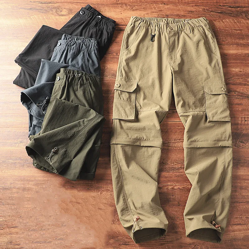 New Camping Hiking Pants/Shorts For Men and Women Trekking High Stretch Spring Summer Quick Dry UV-Proof Outdoor Travel Trousers