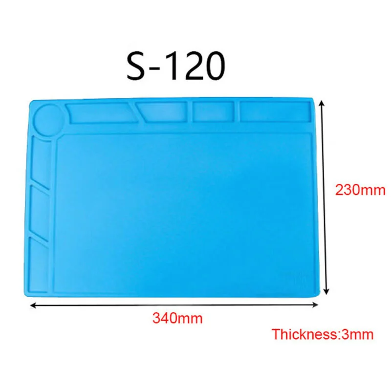 Solder Repair Pad Anti-Static Insulation Mat Pad Rework Silicone Tool Accessories Computer Hand tool Heat Part