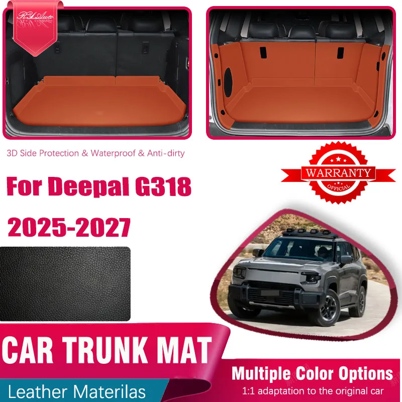 

Коврики в багажник для Deepal G318 C318 2025 2026 2027, 5-местные, кожаные, для хранения, защитные накладки, внутренние вкладыши, автоаксессуары