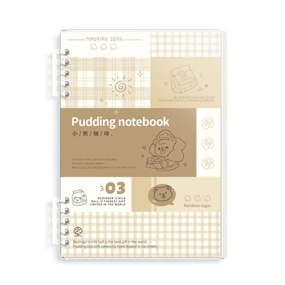 60Sheets/Book High Quality A5/B5 Loose Leaf Notebook Thick Horizontal Line Inner Pages Diary Book Memo Pad Students Writing