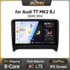 Jiuyincar-Audi tt mk2 8j 2006-2014用カーラジオ,Android 13,ワイヤレス,CarPlay,自動インテリジェントシステム,DVD,2DIN 1