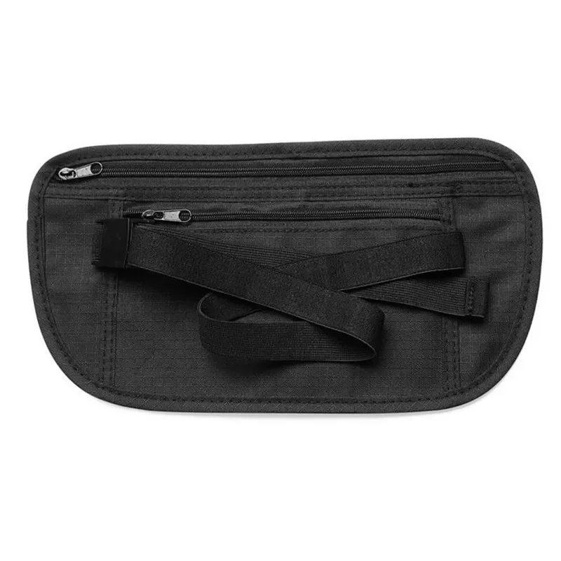 1PC Outdoor Invisible Travel Waist Packs Waist Pouch for Passport Money Belt Bag Hidden Security Wallet Casual Bag For Men Women