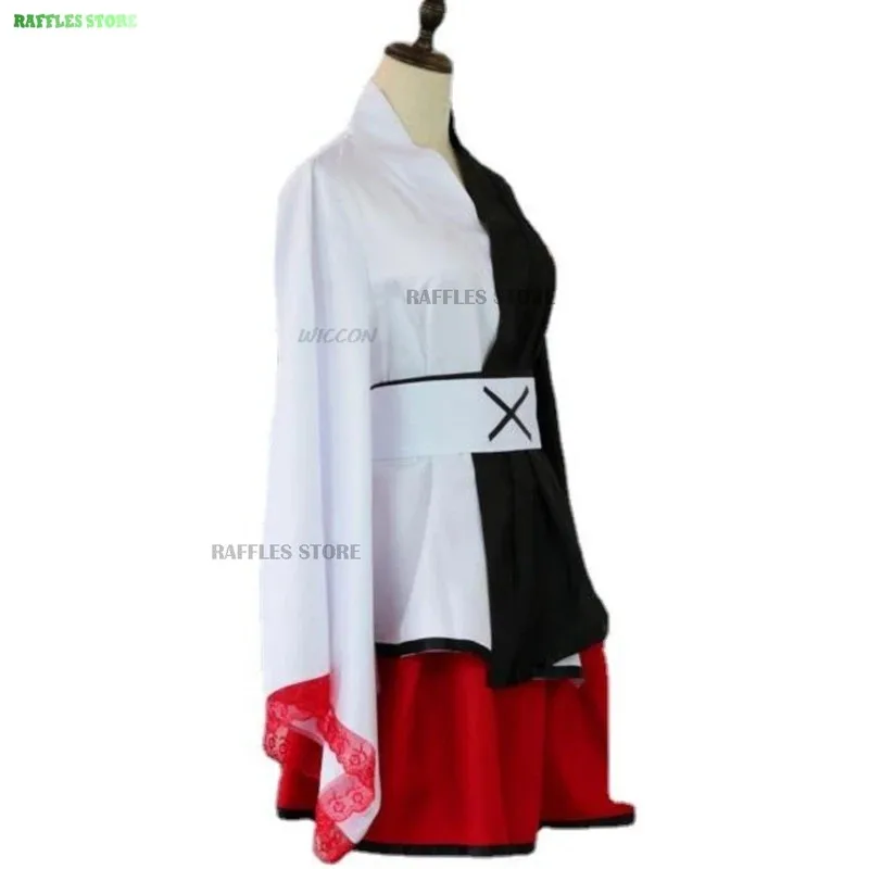 Anime Game Danganronpa: Trigger Happy Havoc Monokuma Cosplay Costume Wig Japanese Kimono Skirt Woman Sexy Kawaii Halloween Suit