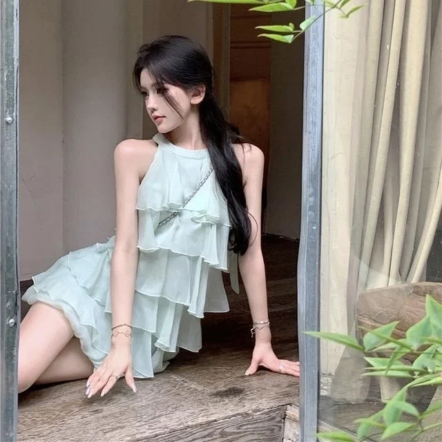 Vestidos femininos tule pérola em camadas bordado maxi saia aniversário princesa bolo fada sonhador artístico elegante doce especial