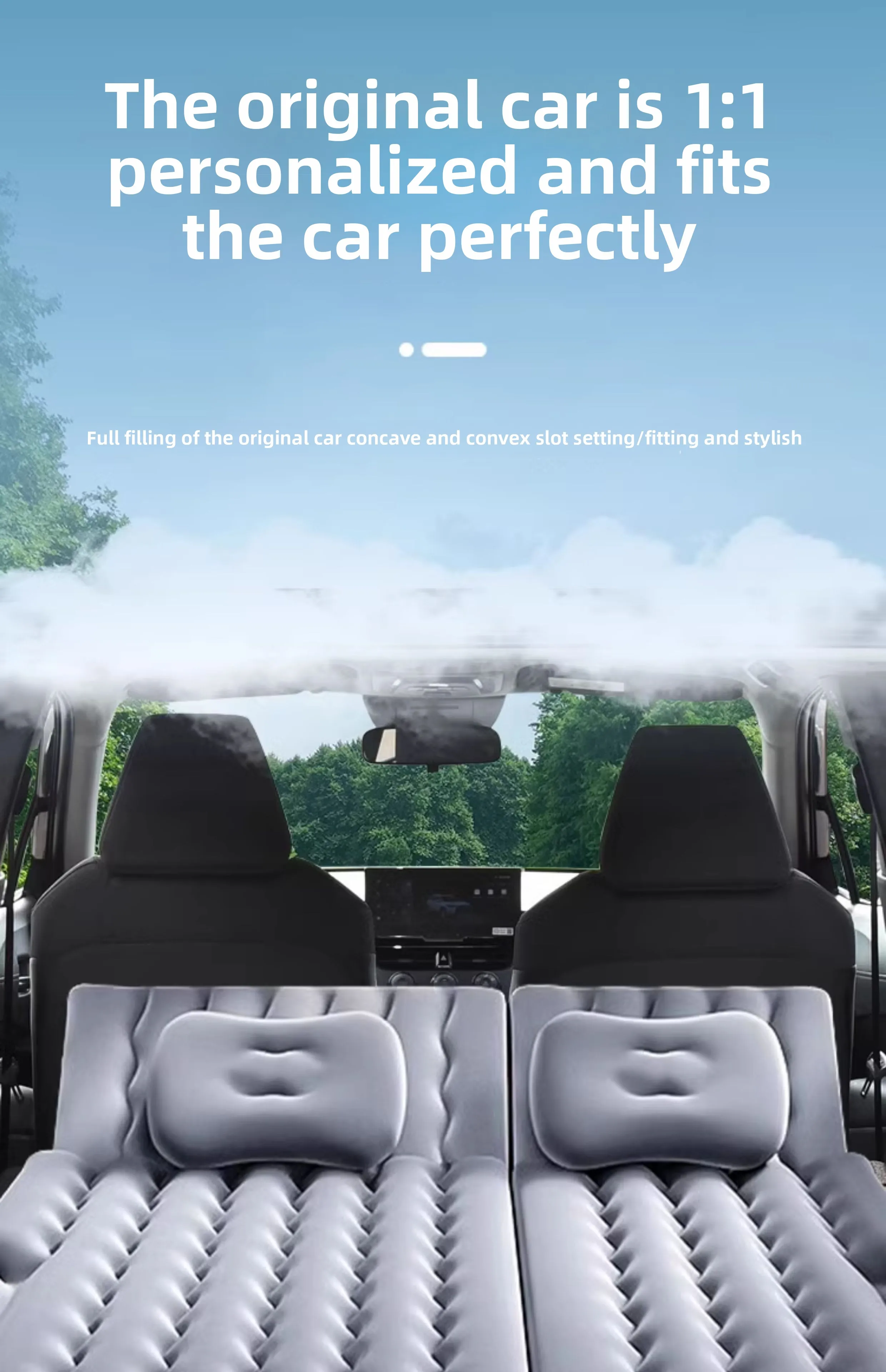 

Suitable for Toyota Corolla Cross Inflatable Bed Car Air Cushion Rear Sleeping Mattress Trunk Mattress Car 24 Models