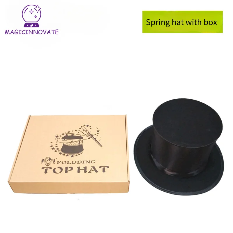 

Folding Top Hat With Gimmick Magic Trick Costume Accessory Stage Prop Magician