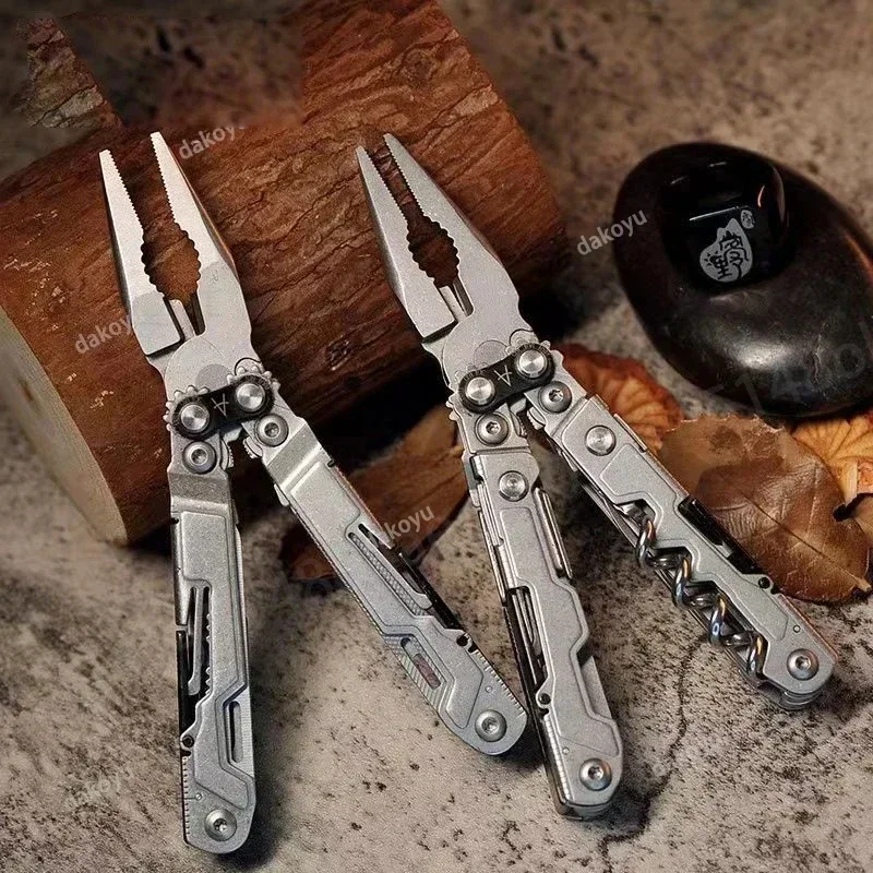 Folding Multitool Pliers Multi-functional Combination Tool Pliers EDC Outdoor Equipment