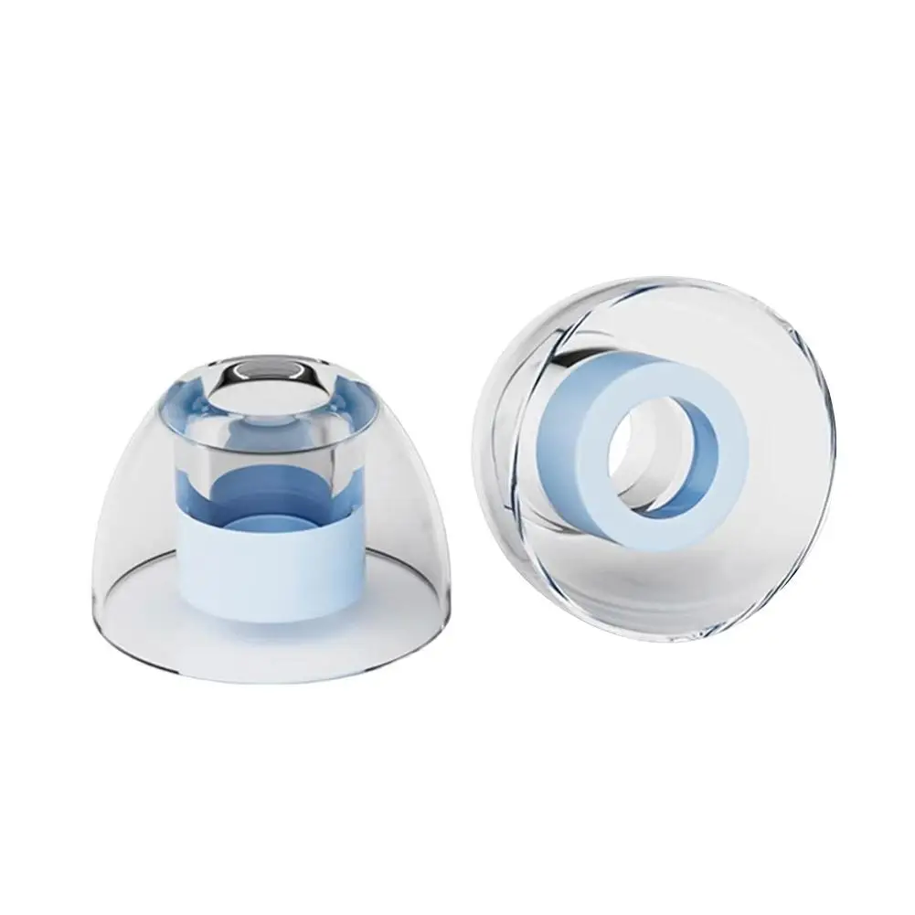 เปลี่ยน Eartips สําหรับ NICEHCK C04 หูฟังซิลิโคนเหลวสําหรับ NICEHCK C04 ยืดหยุ่นลดเสียงรบกวนหูเคล็ดลับ SS S M L