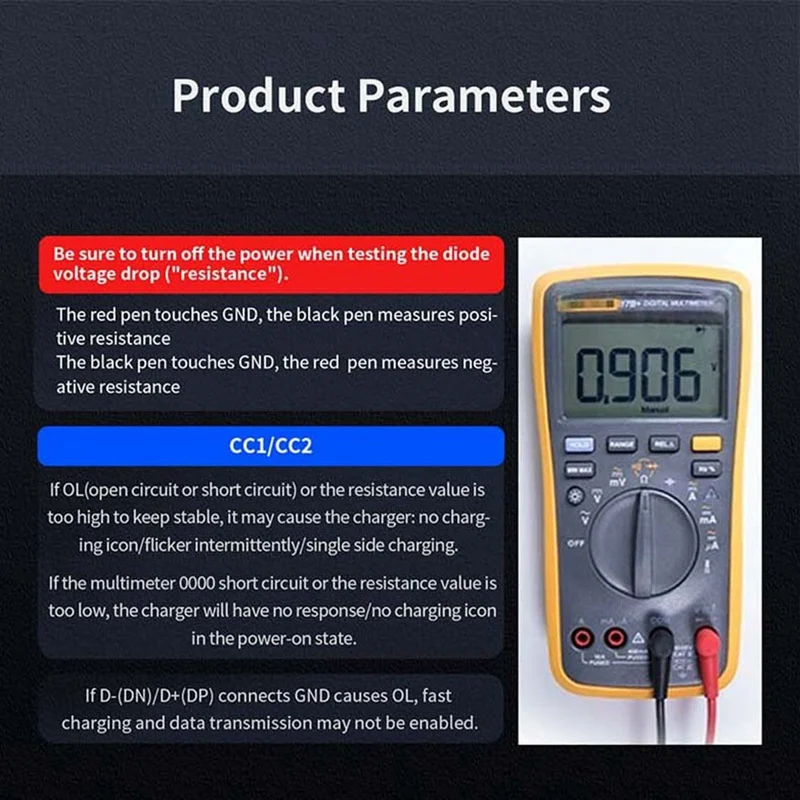 QIANLI Ibridge Tail Plug Detection Board For Phone Charging DNDP Detector Fault Analysis Data Capture Tool