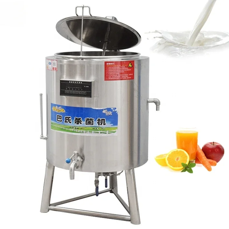 for Small Scale Juice Ice Cream Milk Plant Pasteurizer Pasteurization Machine Milk Process Machine