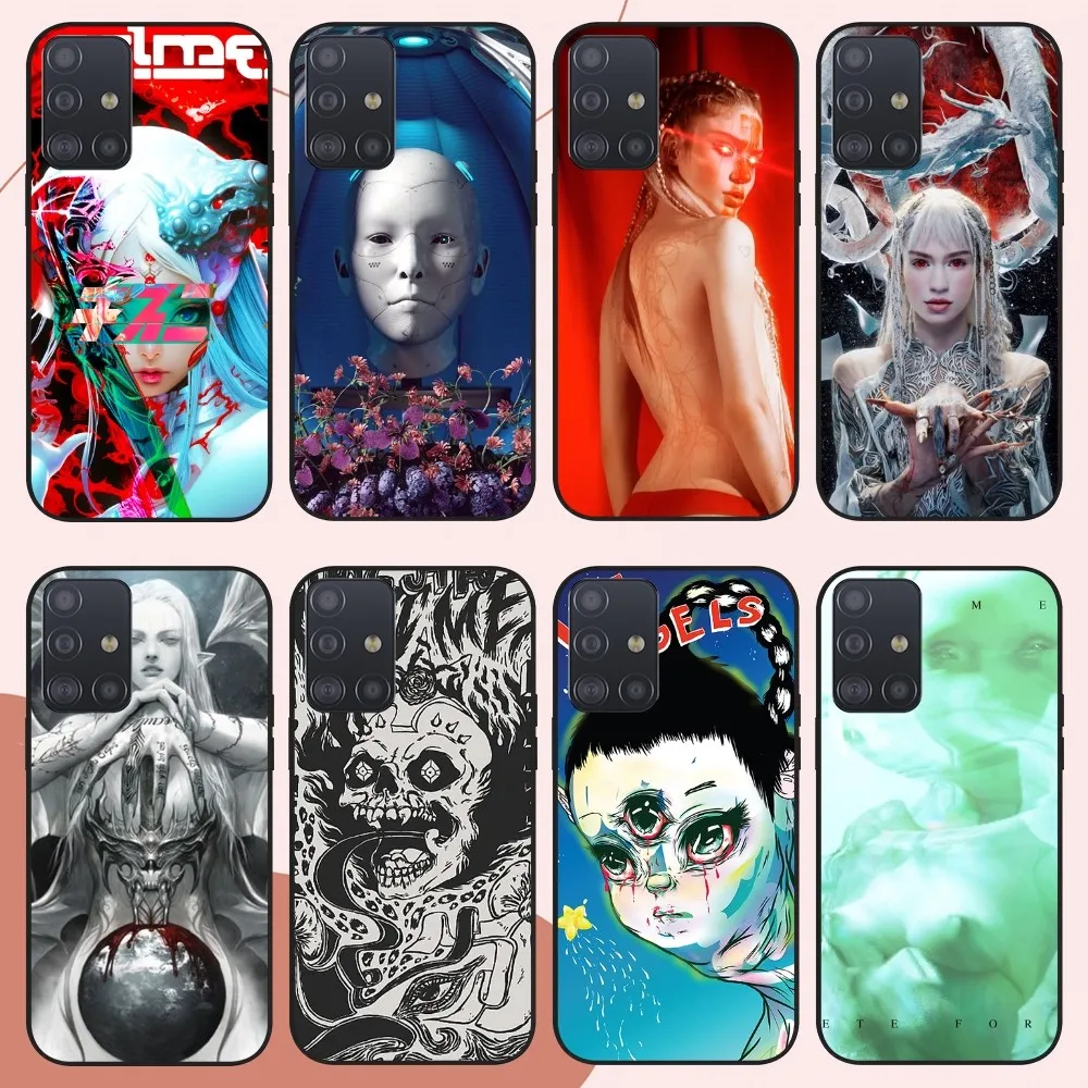 Singer Grimes Geidi Primes Phone Case For Samsung Galaxy 20 10 S24 S22 S23 S30 Note Plus Lite FE ULTRA Cover