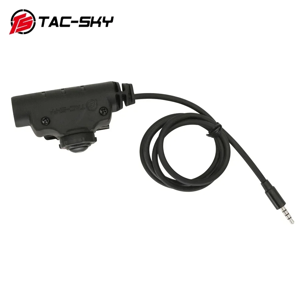 

Ts Tac-Sky Tactical Ptt Adapter U94 V2 Ptt Push To Talk 1Pin Phone Ptt With Standard 7.00Mm Jack For Tactical Shooting Headset