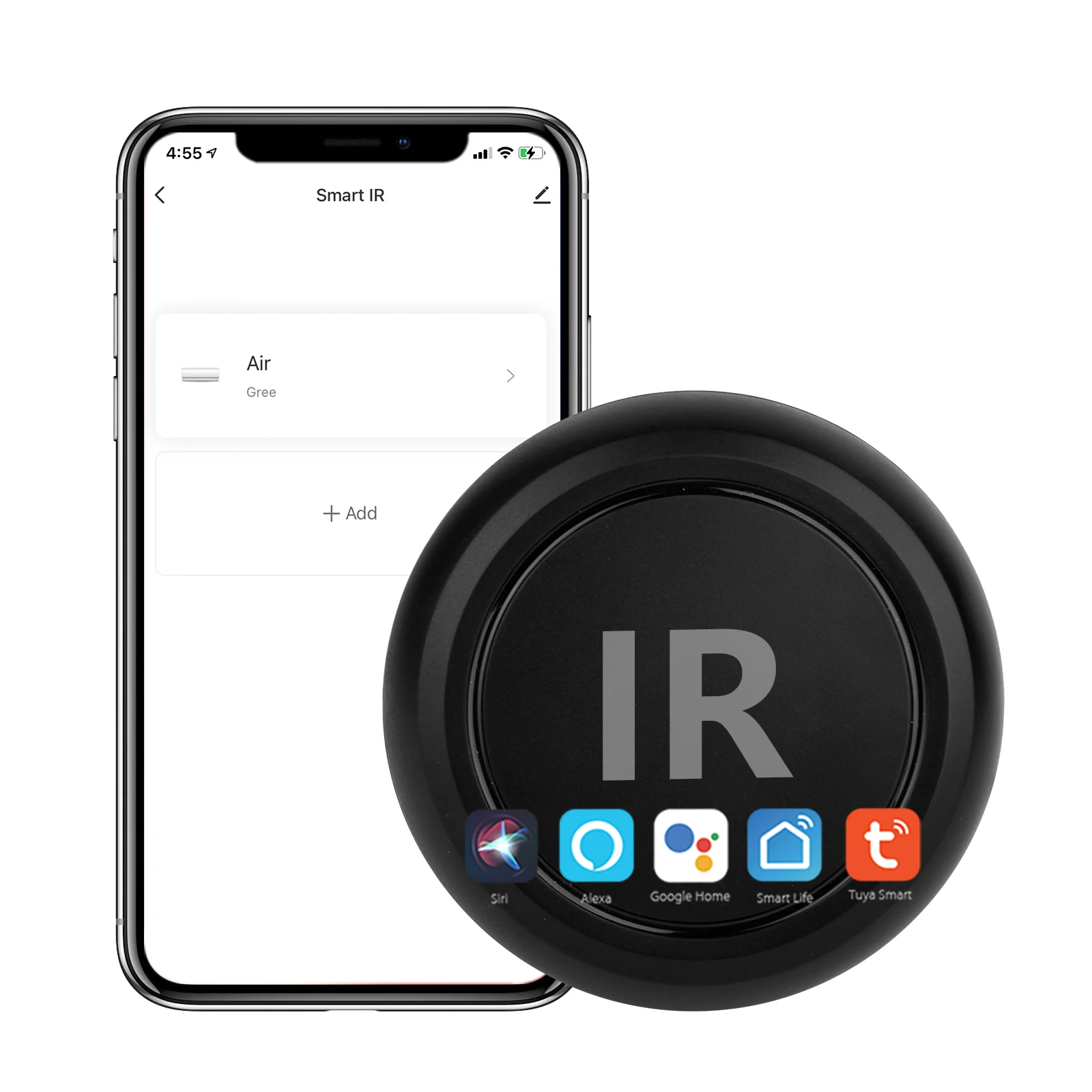Tuya Smart Life APP IR Remote Control WiFi Home for Air Conditioner ALL LG TV Garage Door Support Alexa,Google