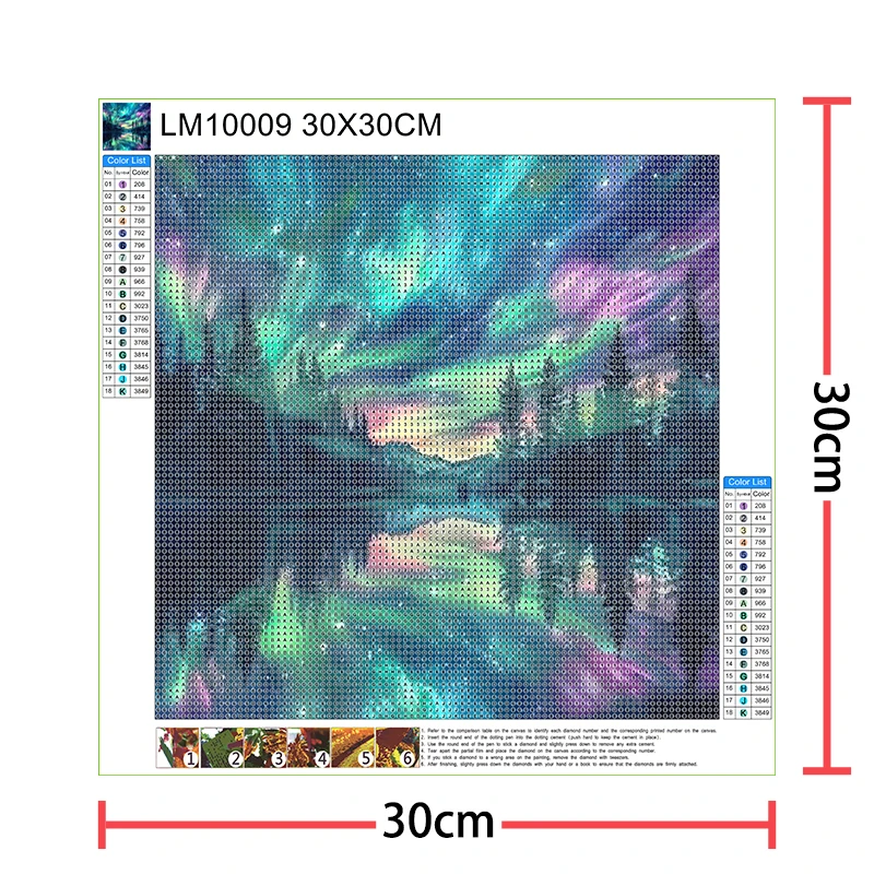 جديد 5D Diy بها بنفسك الماس لوحات 30x30 سم فسيفساء جدار الماس الفن اللوحة أطقم التطريز الكامل كريستال اكسسوارات جديد 2025 الطلاء