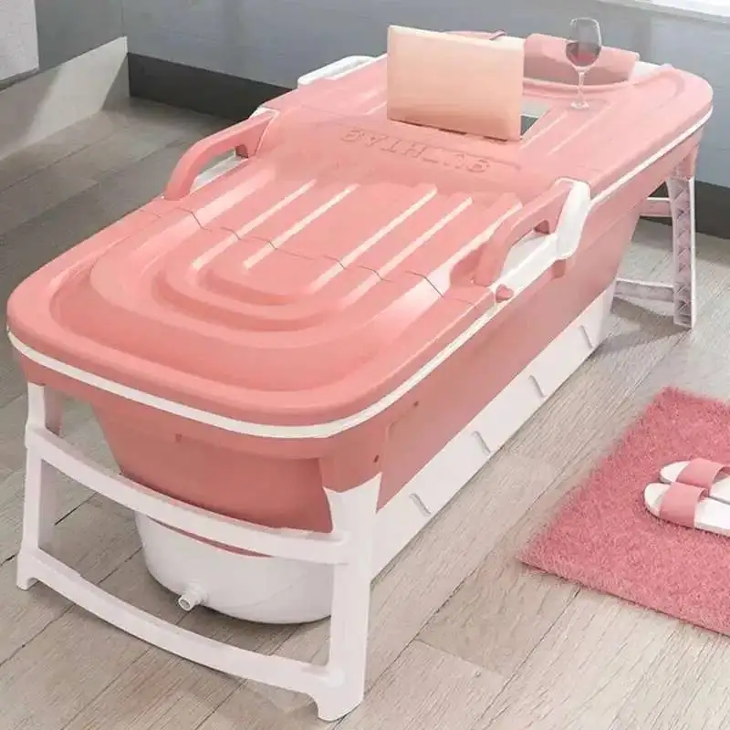 

High Temperature Resistant Household Bath Barrel Adult Bath Barrel Folding Bathtubs Thickened Large Thermal Insulation Bath Tub