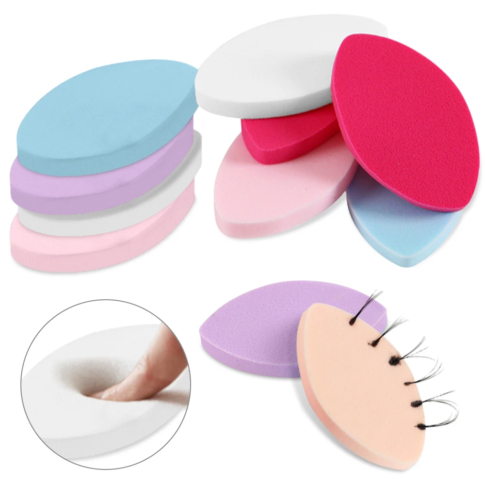 100pcs Soft Sponge False Eyelash Pads Eyelash Extensions Supplies Lash Lifting Pads Reusable Practicing Eyelash Extension Sponge